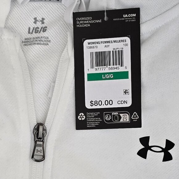 NWT Ladies Under Armour Oversized Athletic Jacket - Large - Picture 5 of 5